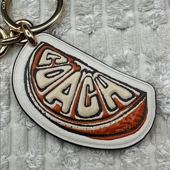 Coach Orange Slice Keychain Only - Picture 4 of 7